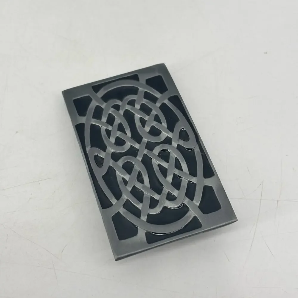 Celtic Knot Infinity Belt Buckle Great American Pewter Rectangular
